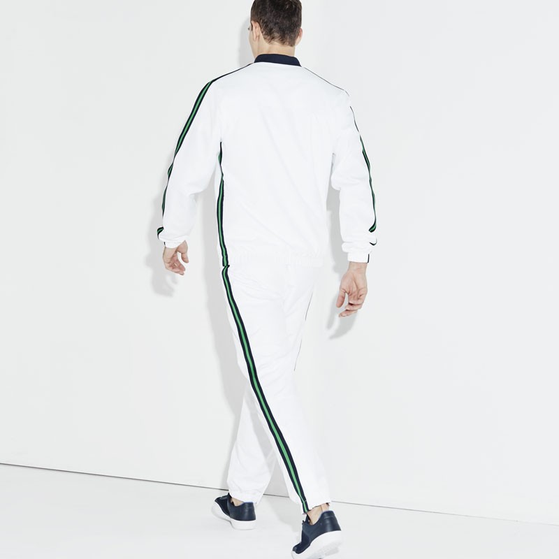 jogging lacoste blanc