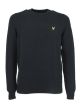 Pull Lyle & Scott KN1201V Z271 Grid stich Jumper dark navy