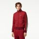 Sweatshirt Lacoste zippé Paris Jacquard Monogramme SH1368 SWM Pinot Red