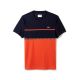 T-shirt Lacoste TH8141 RF1 NAVY BLUE MEXICO RED MEXICO RED