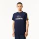 T-shirt Lacoste TH8336 ISH Navy Blue Bonnie Yellow