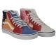 Vans Sk8 Hi patchwork multi true white VN0A38GEVMF1