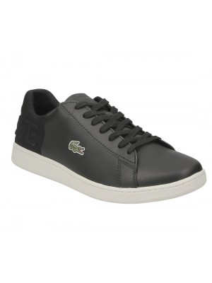 Lacoste Carnaby Evo 418 1 Spm Blk Off Wht leather suede
